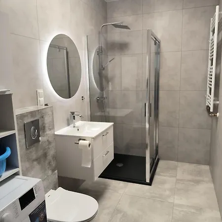 Komfortowa Miła Z Garażem I Tarasem, Klimatyzacja, Self Check In Apartament *