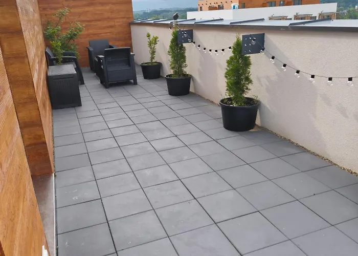 Komfortowa Mila Z Garazem I Tarasem, Klimatyzacja, Self Check In Appartement *